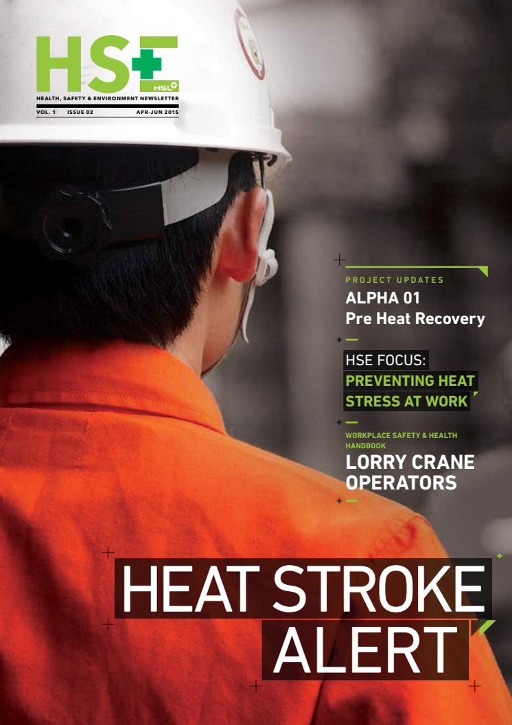 HSE@HSL Health, Safety & Environment Newsletter Vol. 1 Issue #2 (2015)
