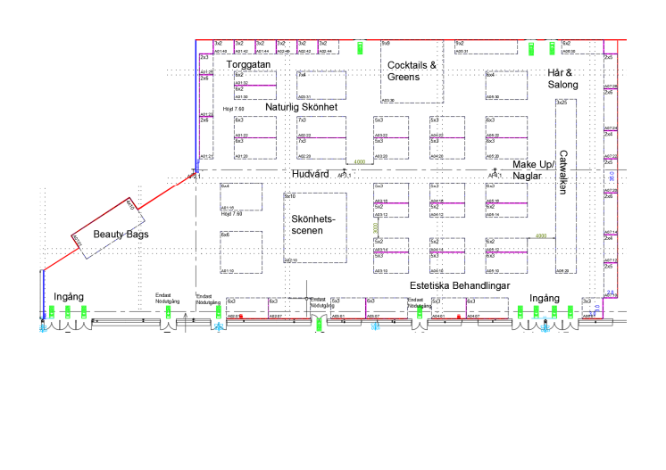 Hall Plan Acadermia 2018