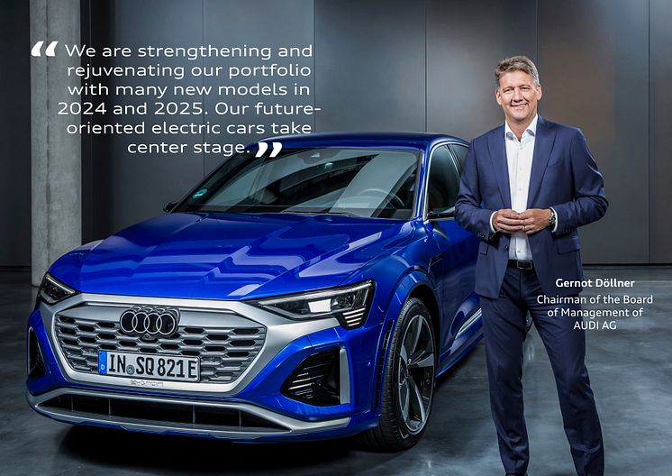 AUDI AG CEO Gernot Döllner, SQ8 e-tron