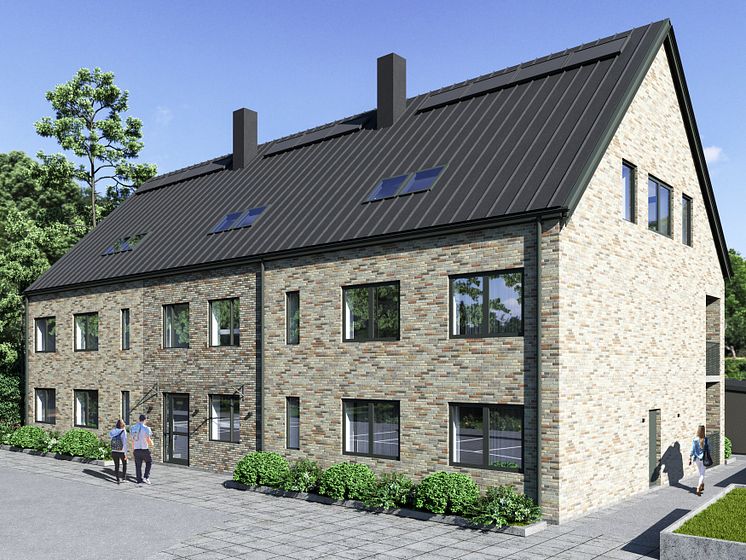 Villan Rydaholm, entrésidan