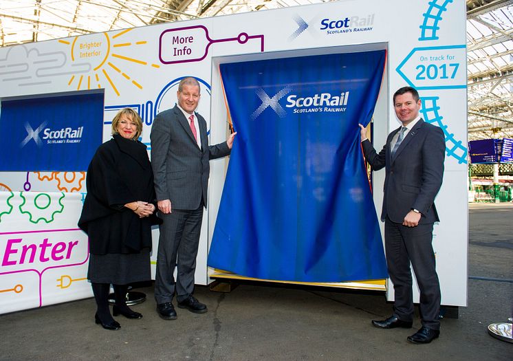 AbellioScotrail - Faster, Longer, Greener ‘train’ unveiled at Edinburgh Waverley