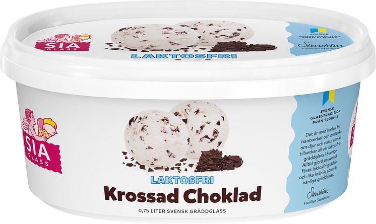 30603 Laktosfri Krossad Choklad 0,75 liter