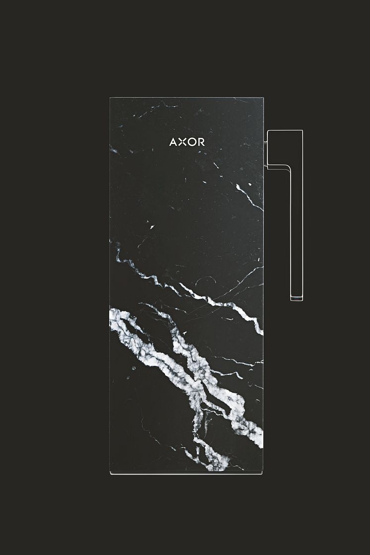 AXOR MyEdition topplate i sort marmor