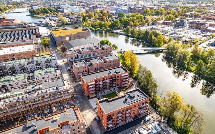 Västra Munktellstaden mot city