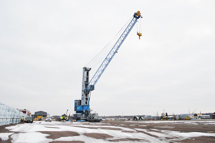 Smålandshamnar Oskarshamn - Först i Sverige med Titan LED mastbelysning