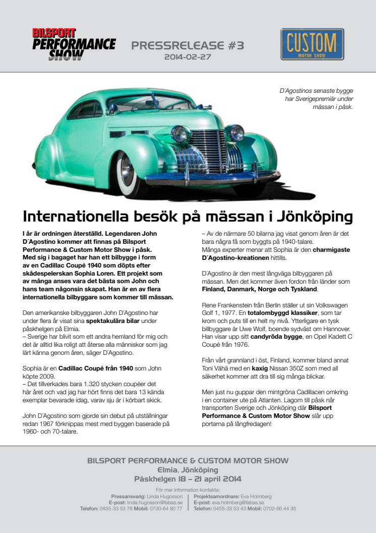 Internationella besök på mässan i Jönköping