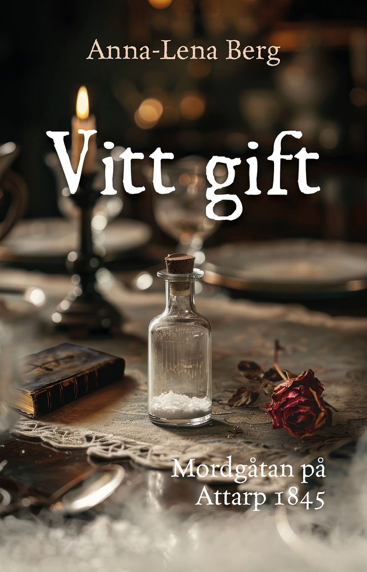 Vitt gift omslag