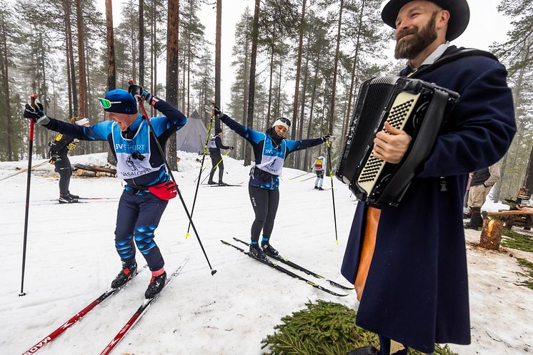 Måns Möller och Klara Hammarstrand Vasaloppet 2024