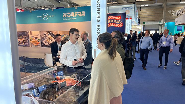 Norfra, messestand Barcelona