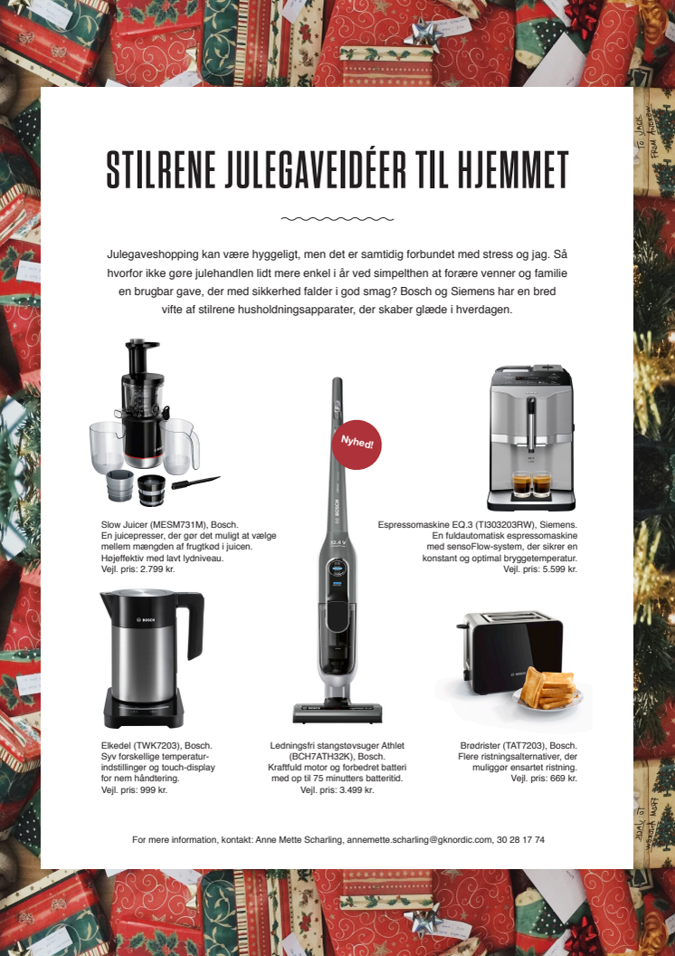 Trendflash: Stilrene julegaveidéer til hjemmet