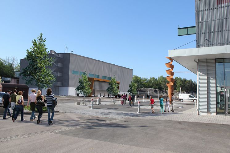 Badmintonhallen exteriör