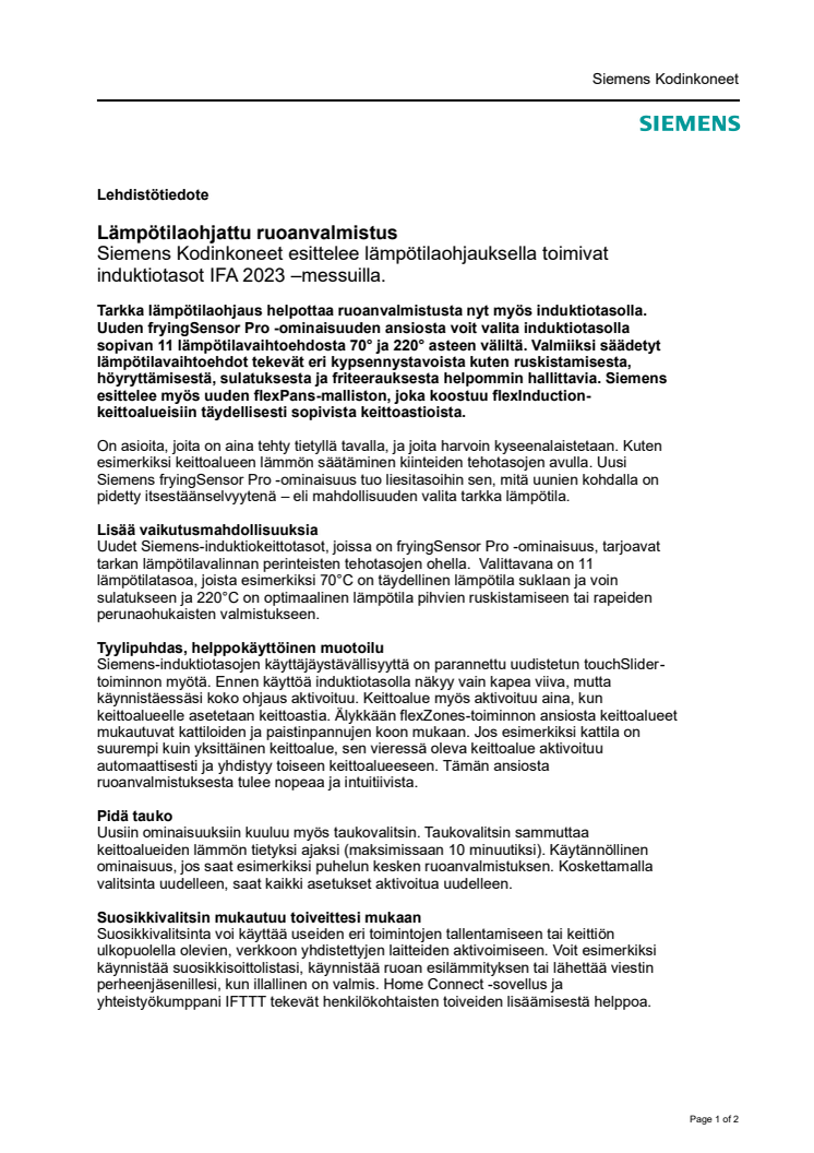 Lehdistötiedote Siemens fryingSensor Pro_FI.pdf