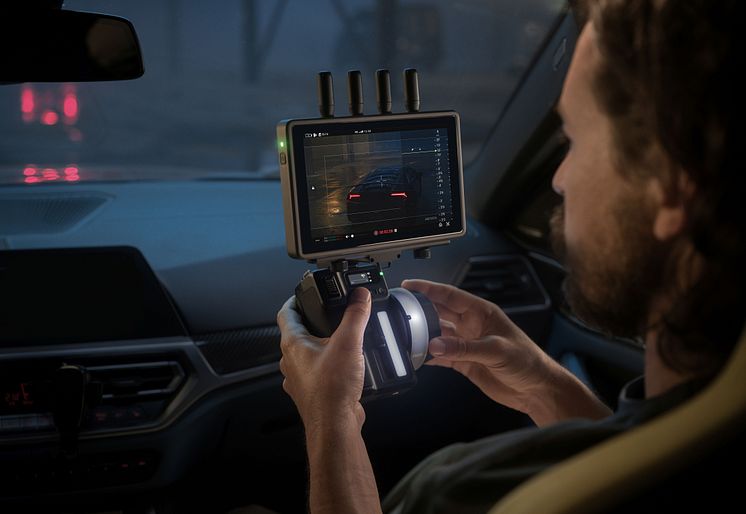 RS 4 Pro  Support lidar and transmission to connect to each other - Hand Unit（inside）