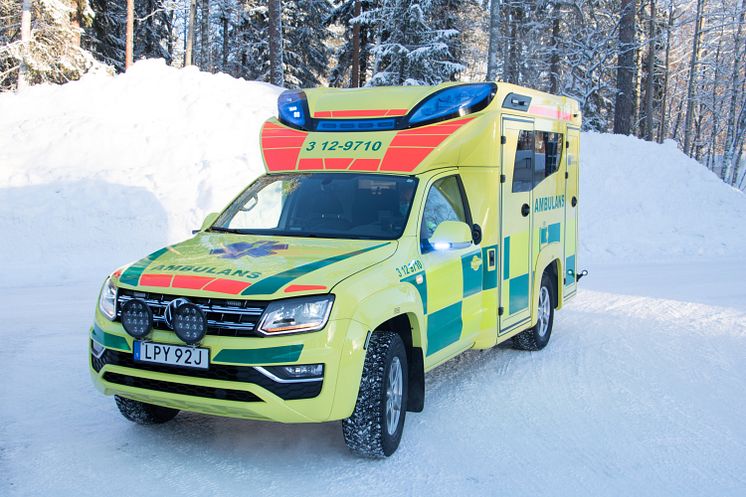 Patientsäker ambulans med bättre framkomlighet