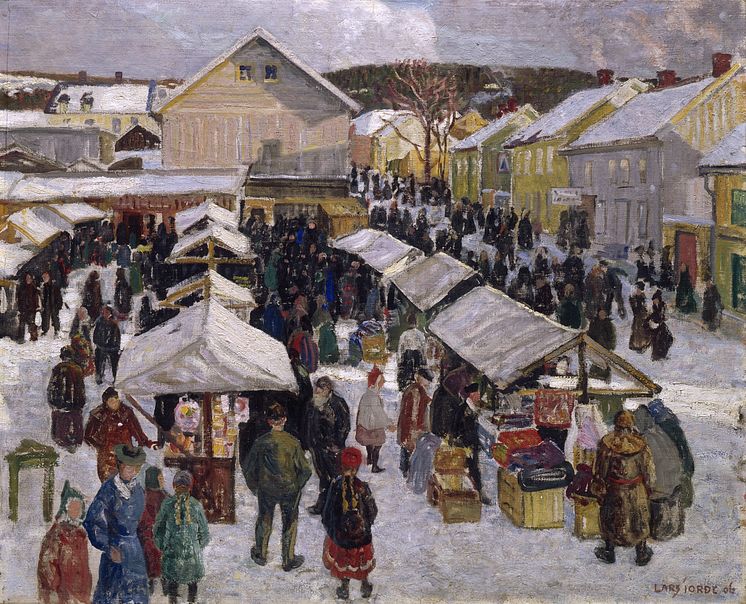 Lars Jorde, Marken i Lillehammer. 1906