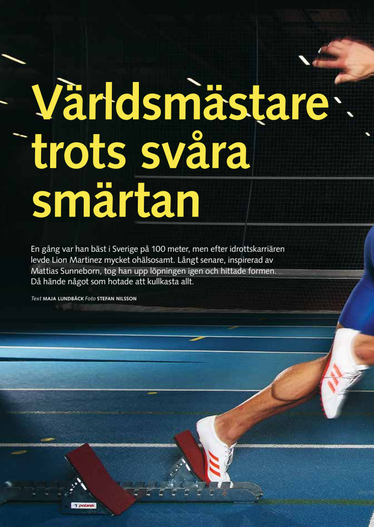 Världsmästare trots svåra smärtan