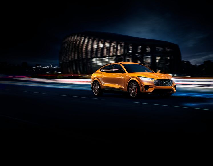 2021 Ford Mustang Mach-E Cyber Orange 1