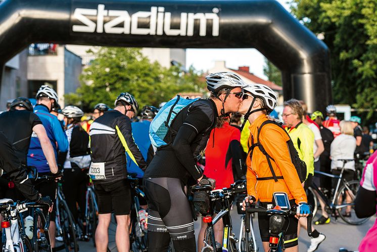 Vätternrundan och Stadium förlänger samarbetet. Foto Petter Blomberg/Vätternrundan