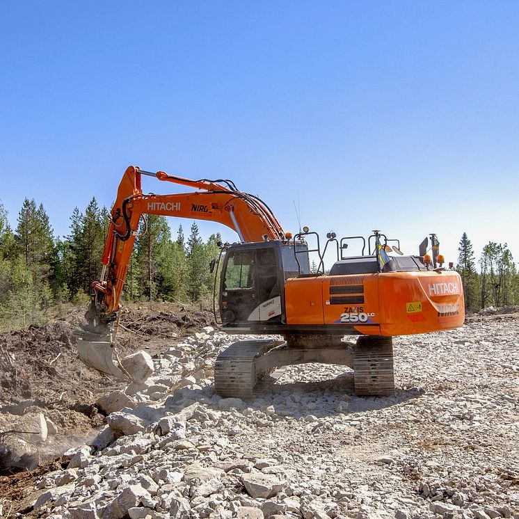 Med en ZX250LC-6 som första maskininvestering har Niroc kommit igång.