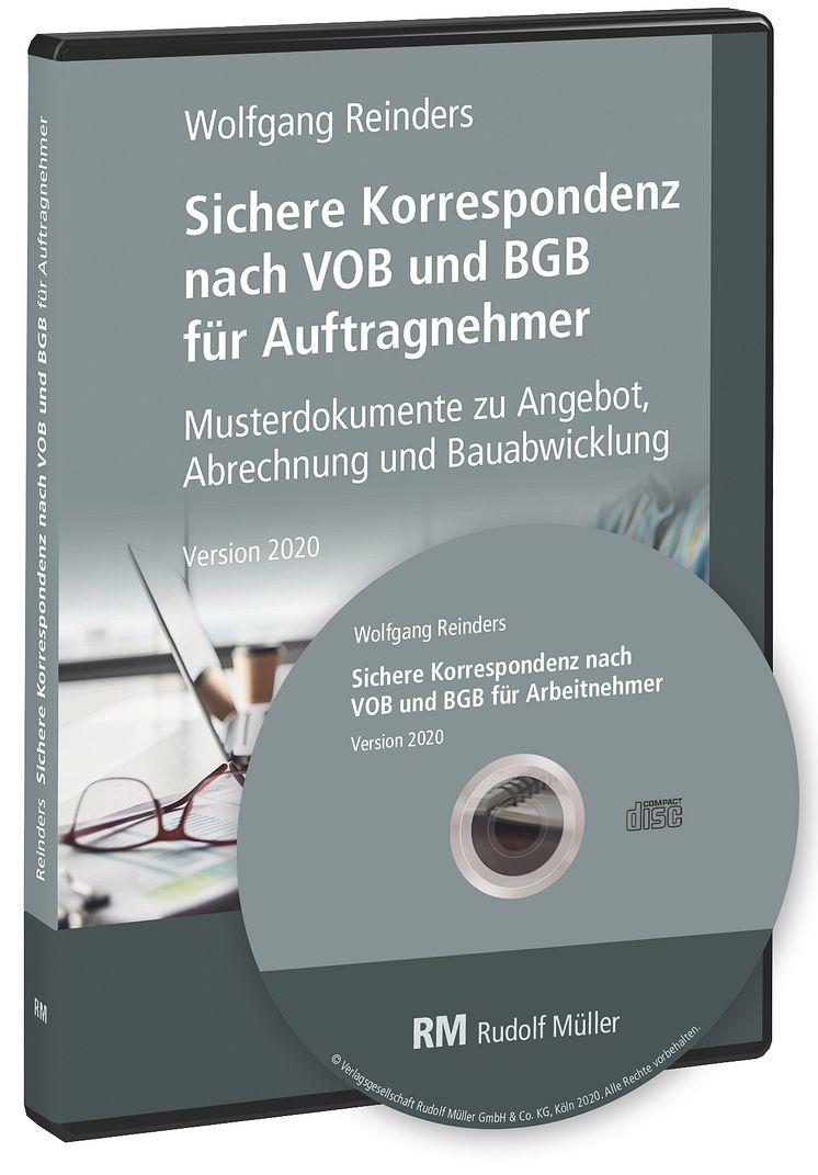 Sichere Korrespondenz nach VOB und BGB für Auftragnehmer 2020 (3D/tif)