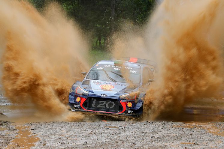 Dubbla pallplatser i Rally Australia för Hyundai Motorsport.