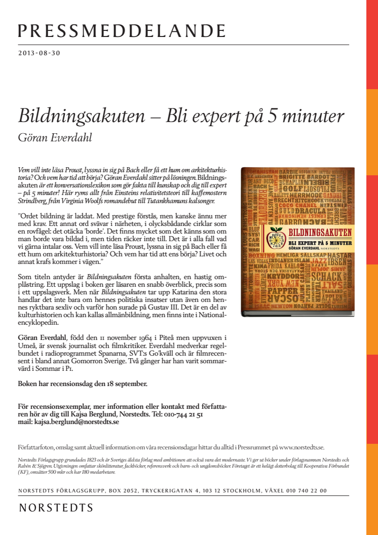 Göran Everdahl: Bildningsakuten - Bli expert på 5 minuter