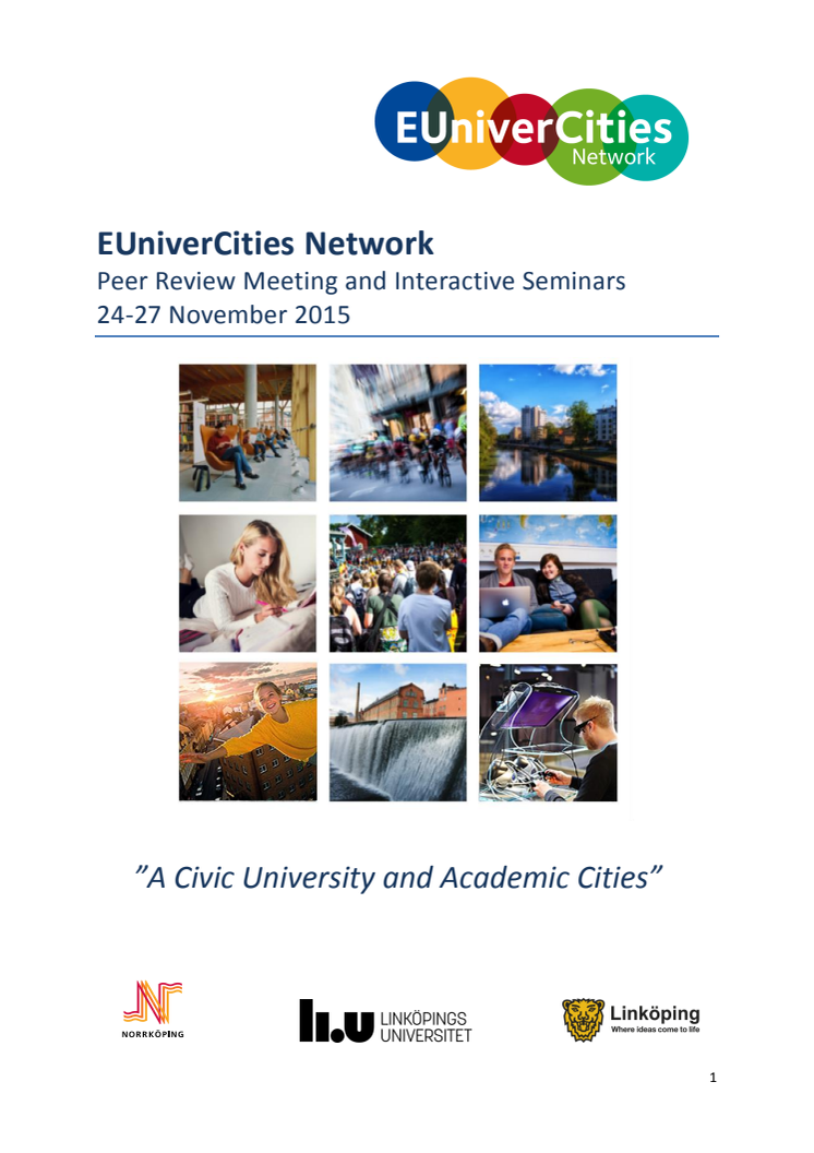 Programme - EUniverCities Network Meeting 24-27