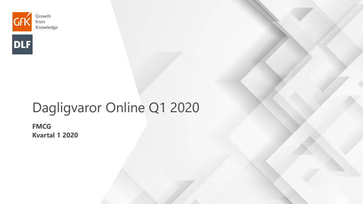 DLF Dagligvaror Online Q1 2020