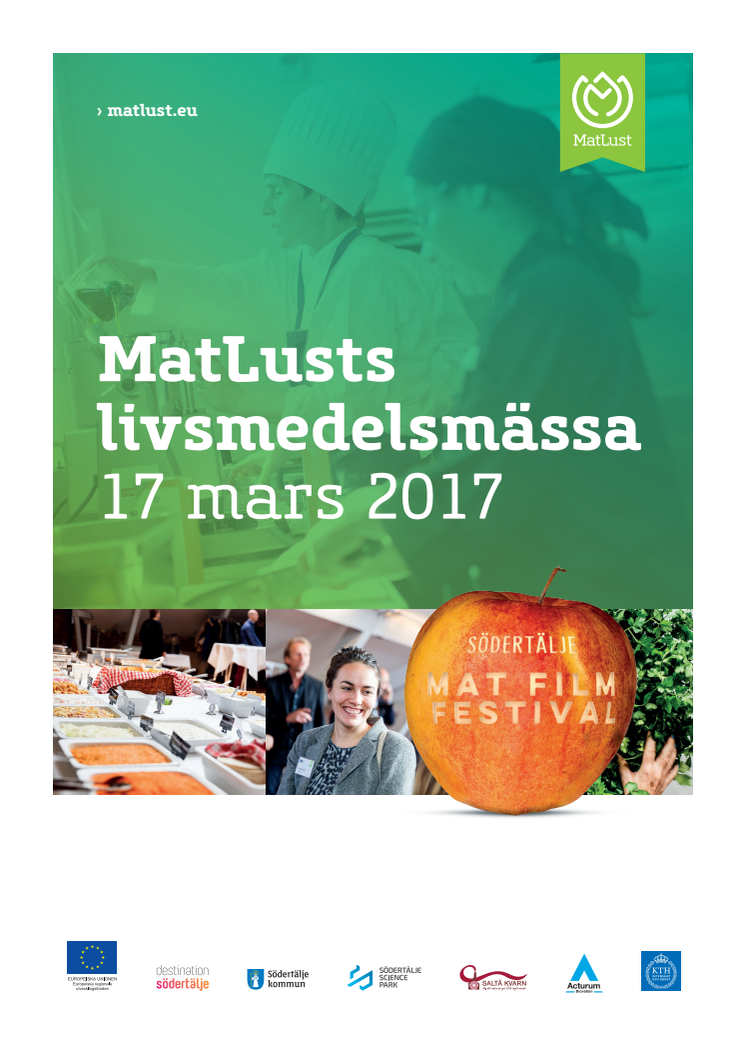 Utställarinfo MatLusts Livsmedelsmässa 17 mars 2017
