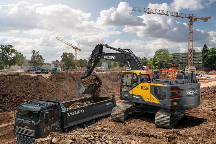 Volvo EC250E och EC300E - prestanda