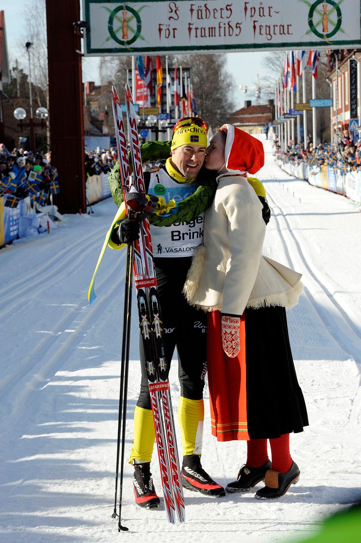 Jörgen Brink vann Vasaloppet 2012