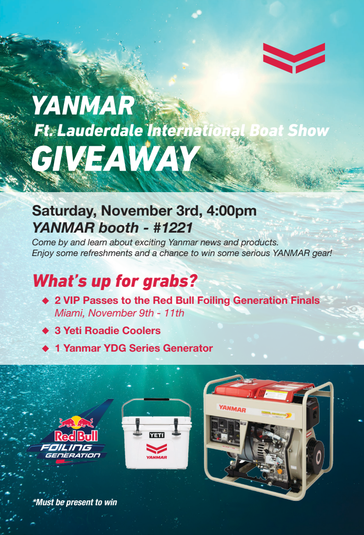 YANMAR Fort Lauderdale Giveaway event