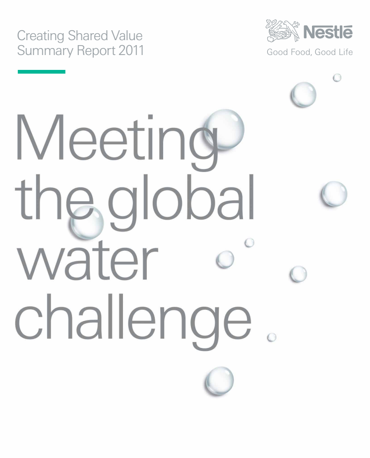 Nestlé CSV Summary Report 2011