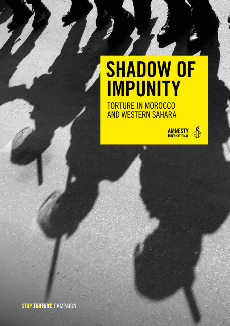 Shadow of Impunity - torture in Morocco and Western Sahara