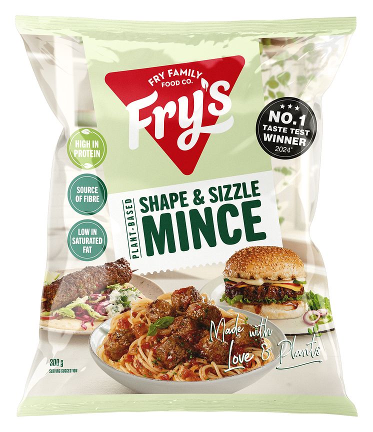 Frys Shape and Sizzle Mince packshot