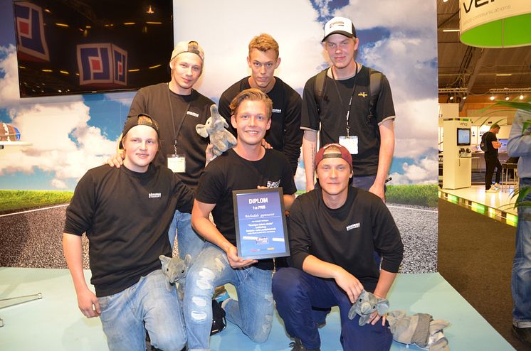 Segrarna i Maskin och lastbilsteknik 2016, Bäckadalsgymnasiet Jönköping.