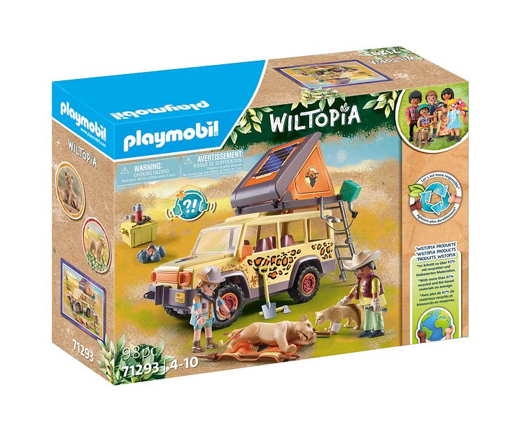 Mit dem Geländewagen bei den Löwen (71293) von PLAYMOBIL