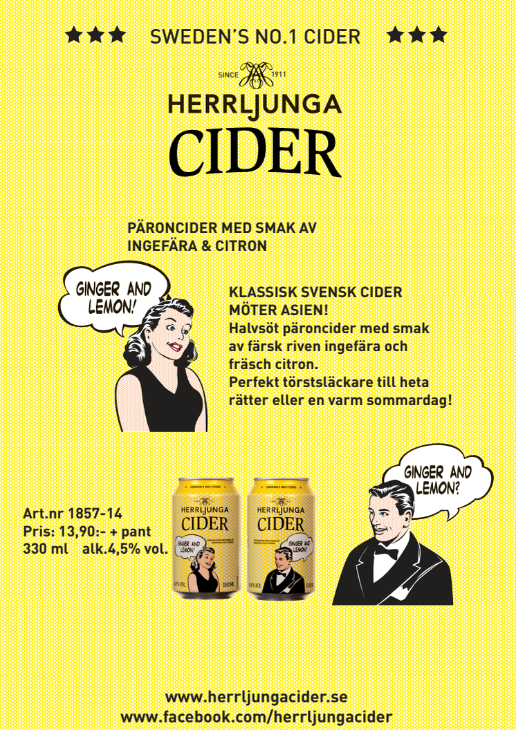 Klassisk svensk cider möter Asien!