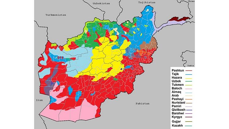 Afghanistan etniska grupper ppt bild