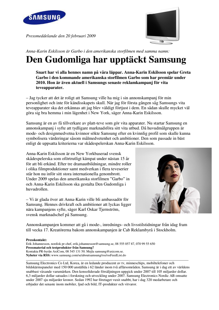 Den Gudomliga har upptäckt Samsung