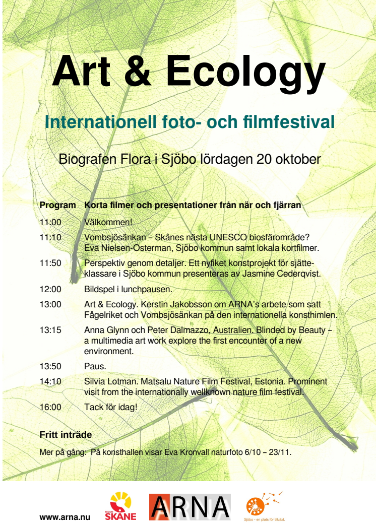 Art & Ecology - internationell foto- och filmfestival