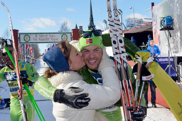 Jörgen Aukland vann Vasaloppet 2013