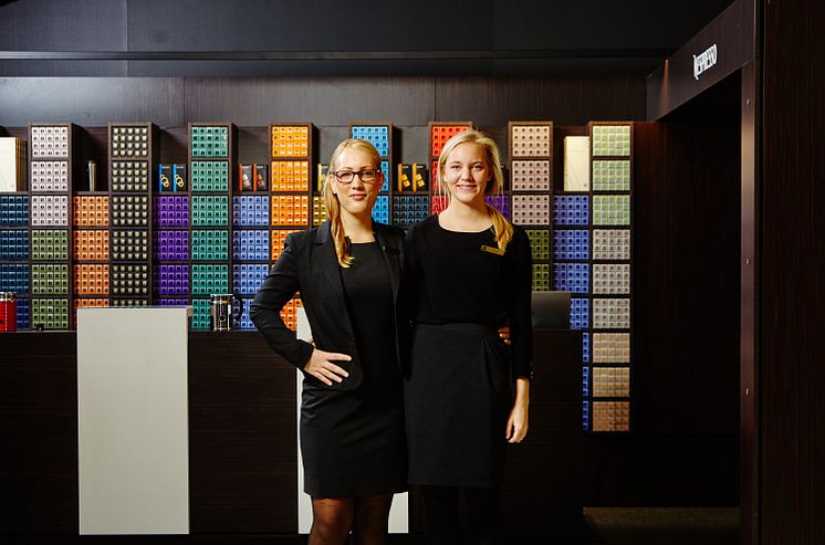 Venstre: Pop-up Manager, Josefin Sjöberg og Coffee Specialist Kristine Hansen