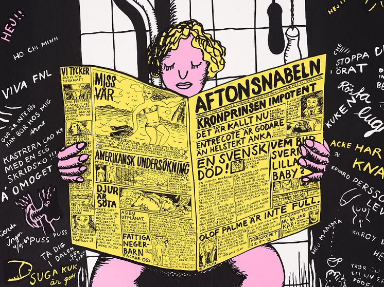 På toaletten