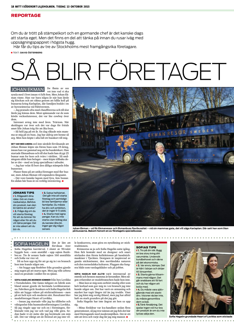 "Så blir företaget en succé" 