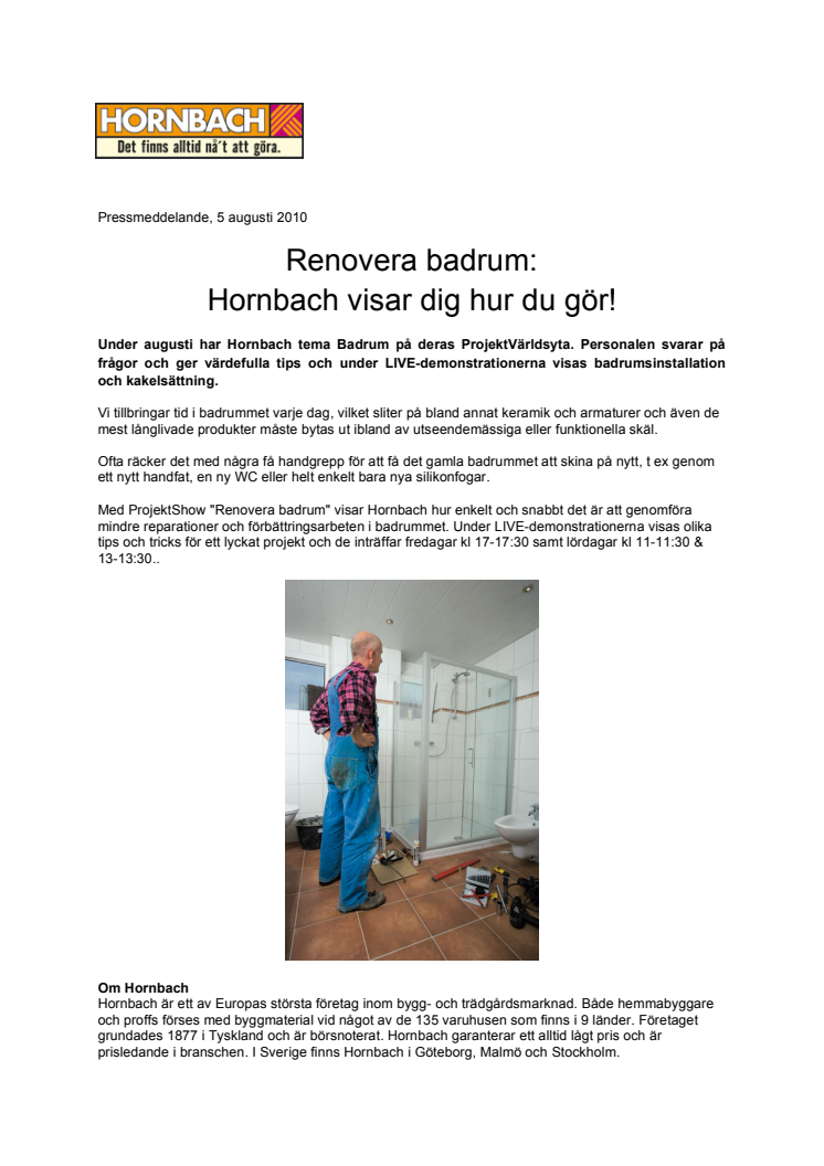 ProjektShow: Renovera badrum