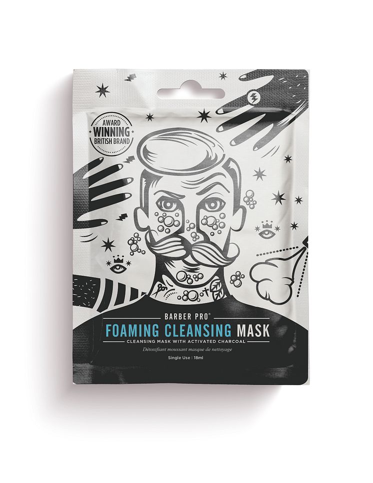 BARBER PRO Foaming Cleansing Mask 