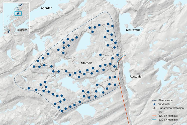 Faktaark-kart Storheia-vindpark-NO