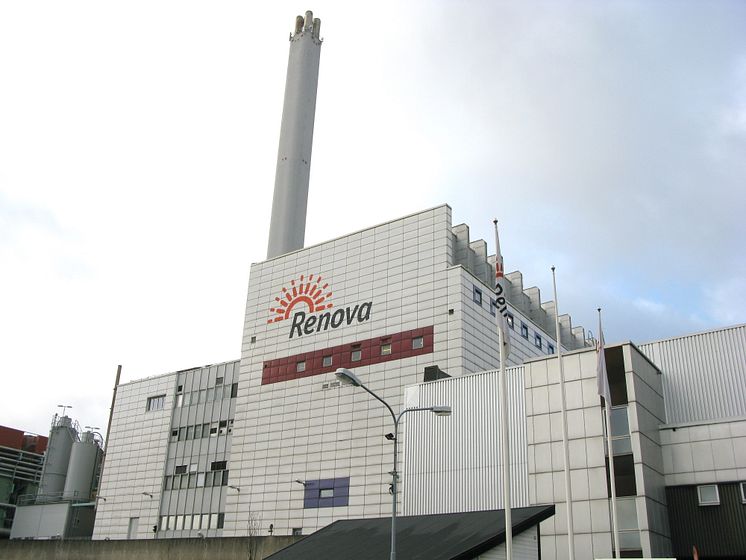 Renovas avfallskraftvärmeverk i Sävenäs