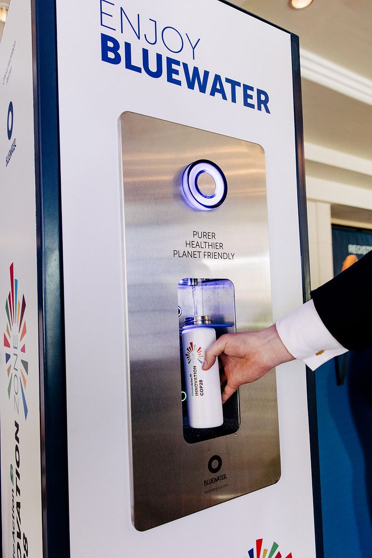 Filling water at Cop28